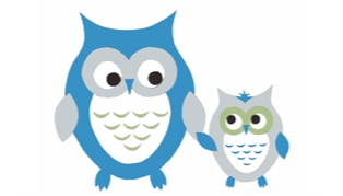 Image of two owls, Project Hopes logo