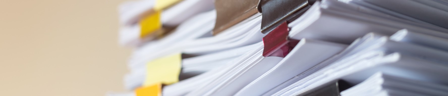 Image of a stack of documents