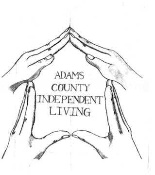 IndependentLiving Image of 4 hands together, Independent Living logo